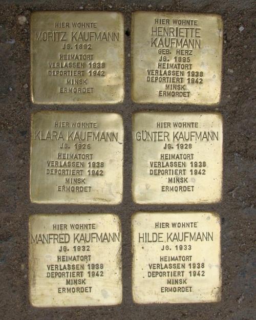 Stolpersteine Martinusstrae 10