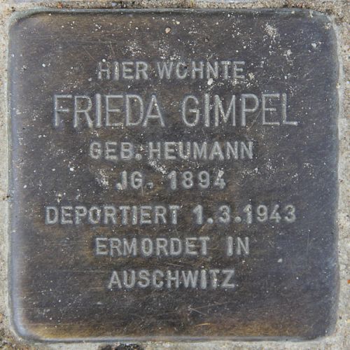 Stolpersteine Bamberger Straße 22 #2