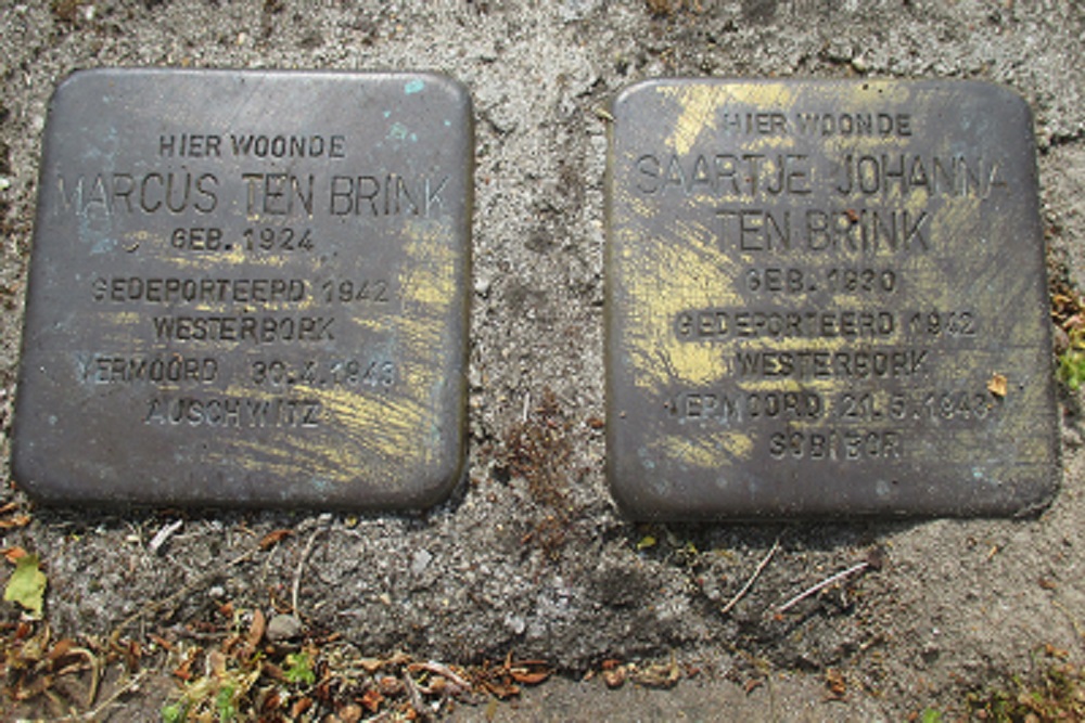 Stolpersteine Hendrik Westerstraat 53 #3