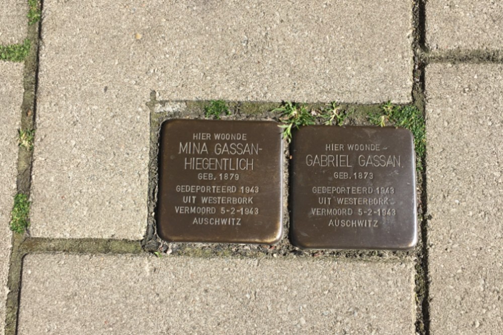 Stolpersteine Tugelaweg 63hs #2
