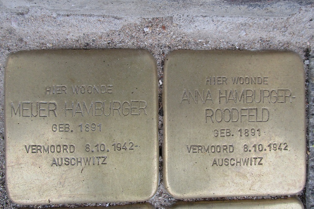 Stolpersteine Van der Goesstraat 74 #2