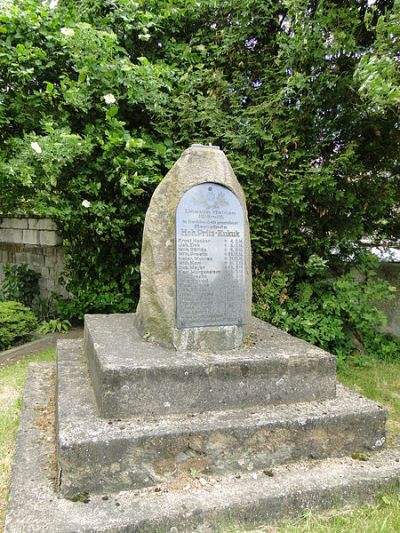 War Memorial Hohen Pritz