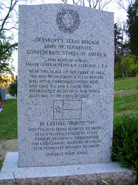 Monument Brigadier-General Hiram Granbury #2