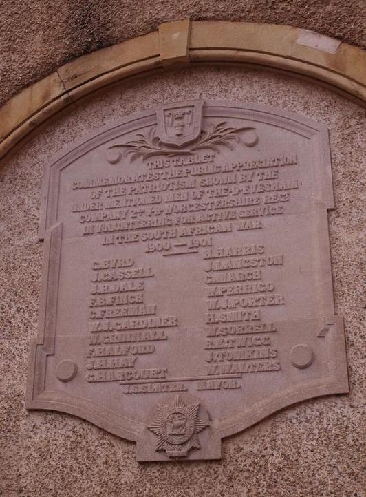 2nd Boer War Memorial - D - Evesham Company 2nd Worcestershire Regiment #1