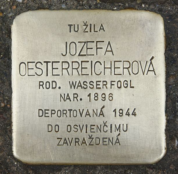 Stolpersteine Tolstého 851/9 #2