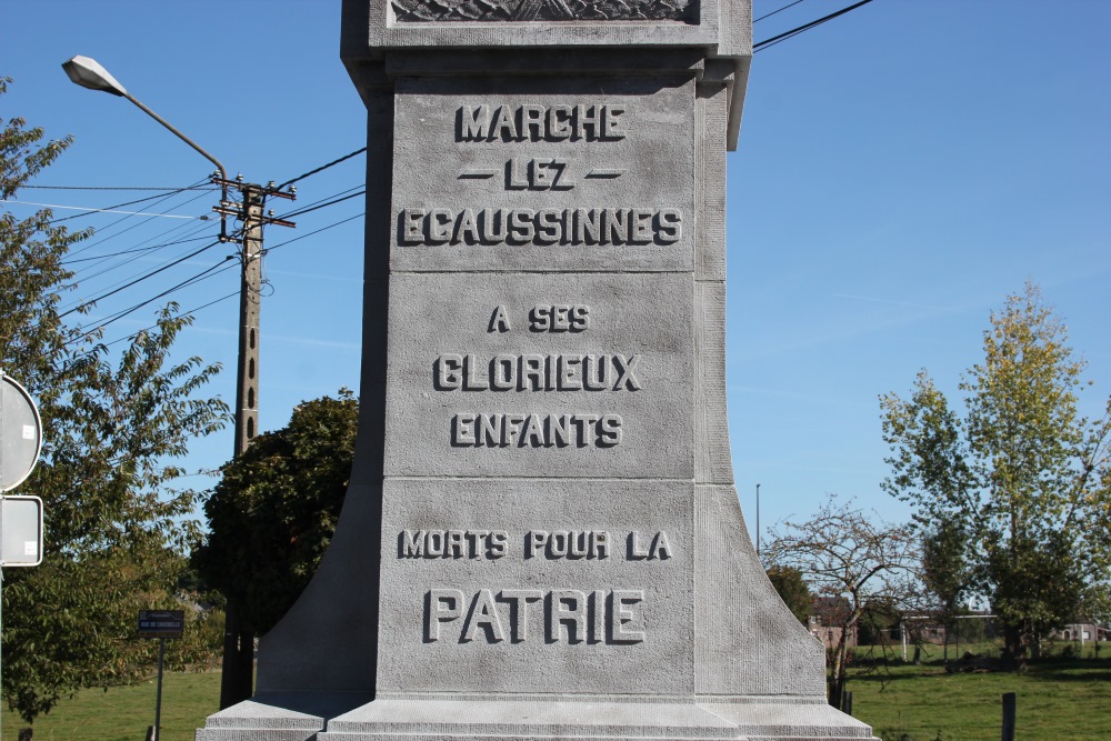 Oorlogsmonument Marche-lez-Ecaussinnes	 #2