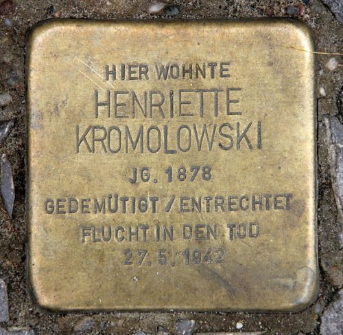 Stolperstein Wartburgstrae 29