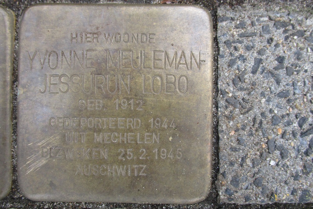 Stolpersteine Hoekwaterstraat 134 #3