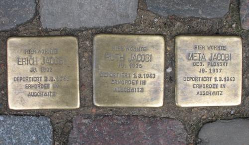 Stumbling Stones Marienburger Straße 48 #1