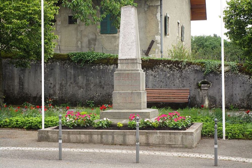 Oorlogsmonument Chambry-le-Vieux