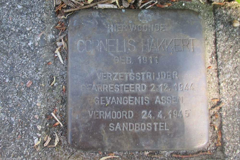 Stolperstein Anreperstraat 107