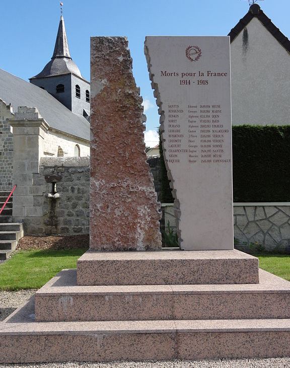 Monument Eerste Wereldoorlog Cessires #1