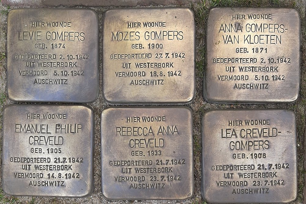 Stolpersteine Lange Groenendaal 84