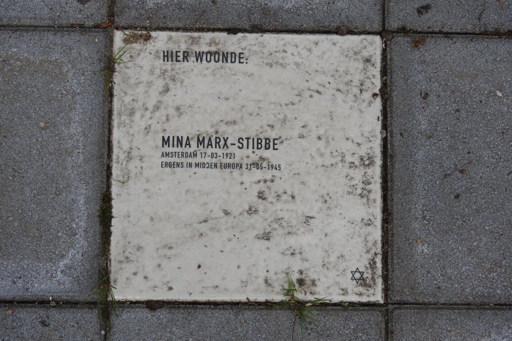 Memorial Mina Marx-Stibbe #1