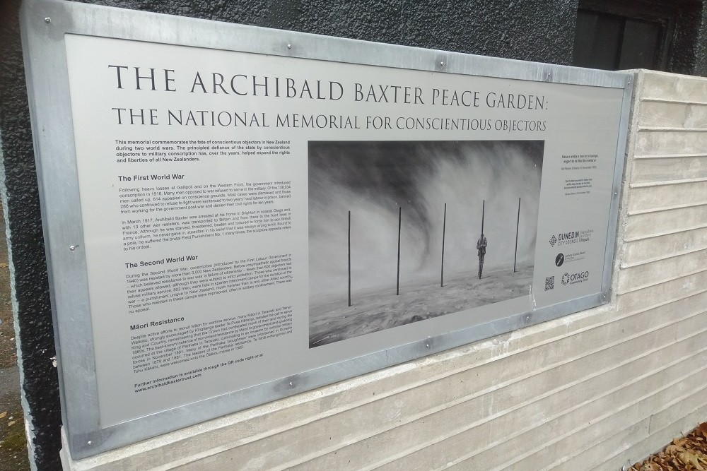 Archibald Baxter Peace Garden #1