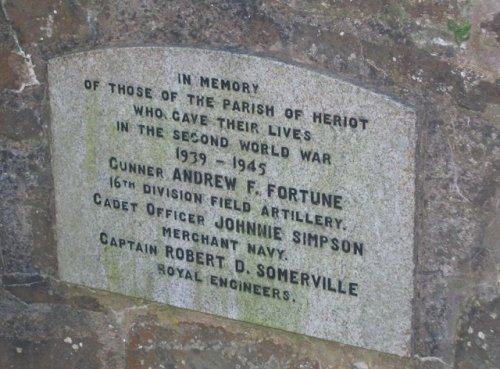 War Memorial Heriot