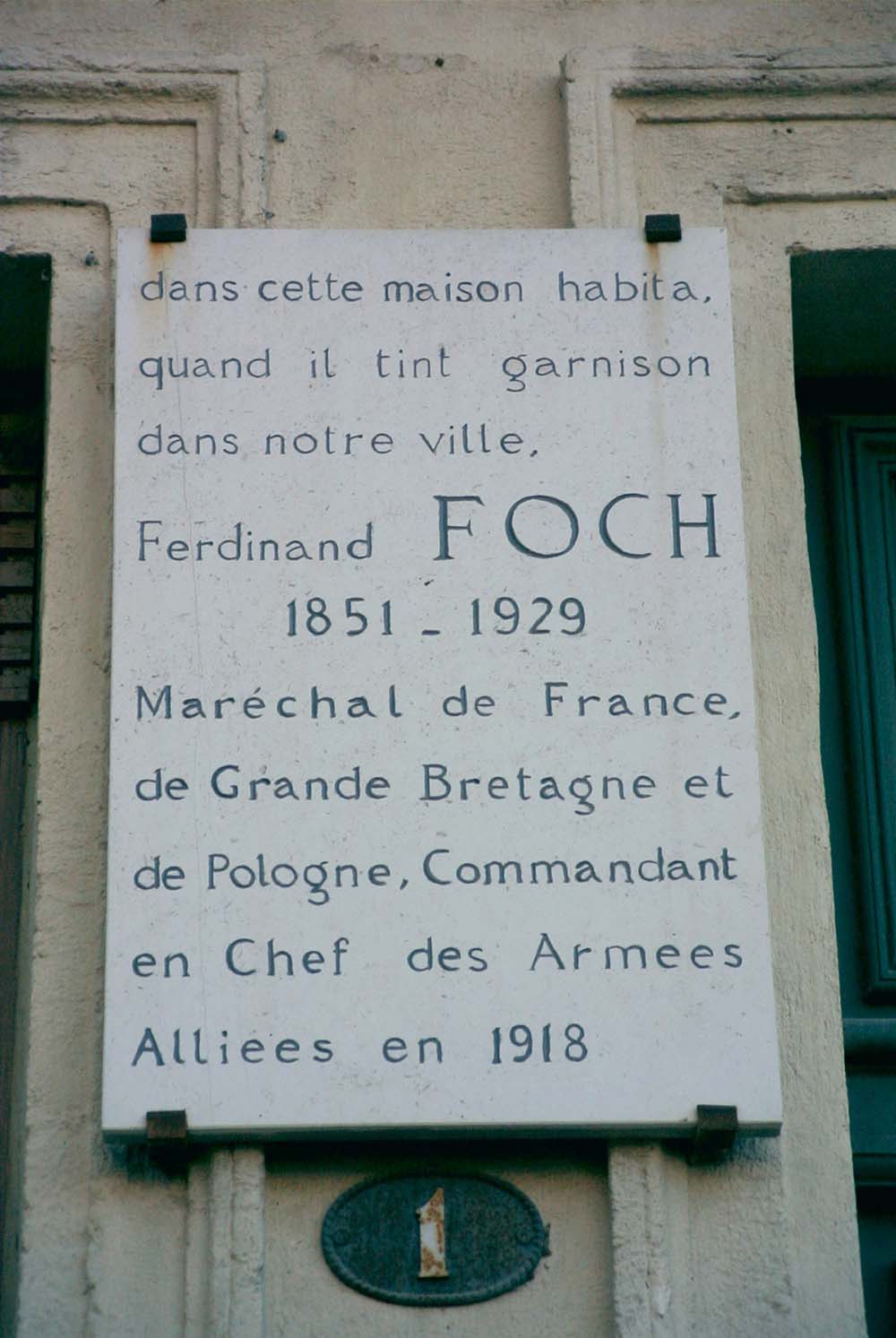 Woonhuis Maarschalk Ferdinand Foch #1