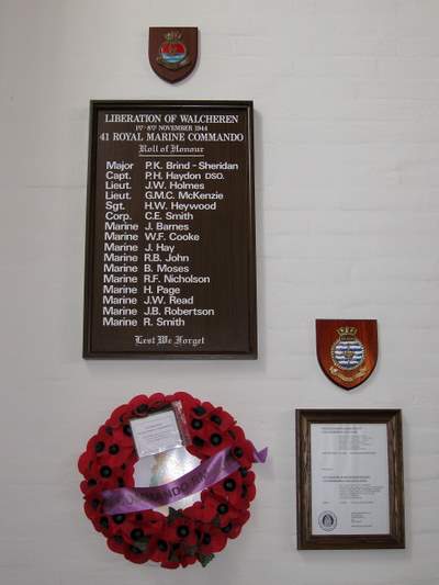 Roll of Honour 41 Royal Marine Commando Westkapelle #1