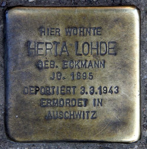 Stolpersteine Dresdener Straße 128 #2