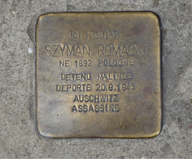 Stolpersteine Huidevettersstraat 161 #2