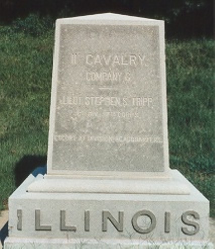 11th Illinois Cavalry, Company G (Union) Monument #1