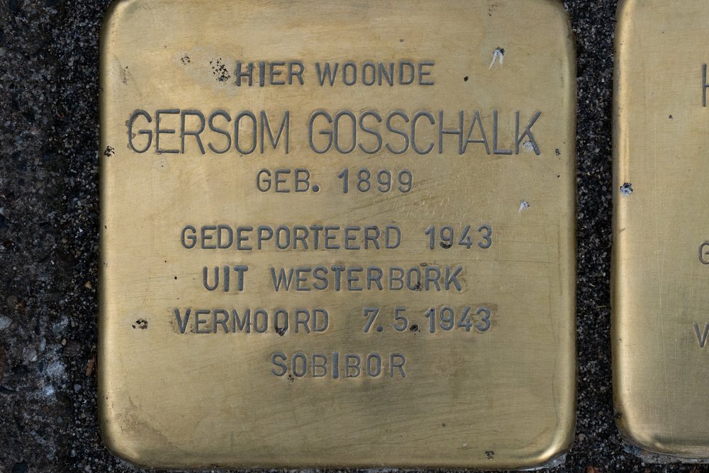 Stolpersteine Hoge Hondstraat 85 (nu nr. 87) #2