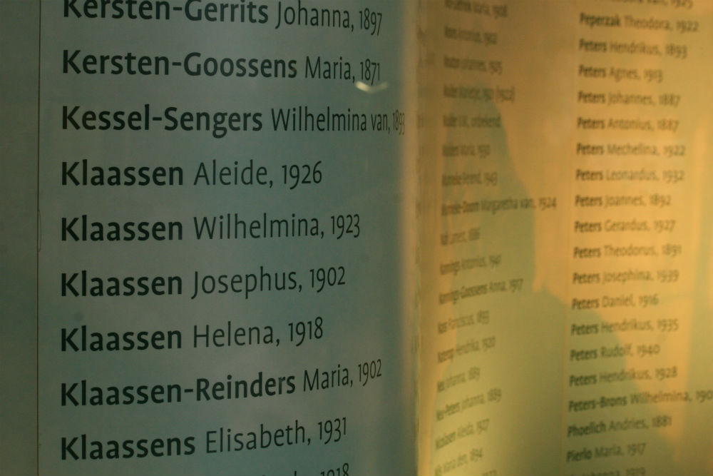 Herinneringswand Bombardement Stadhuis Nijmegen #1