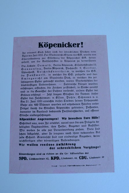 Gedenkstätte Köpenicker Blutwoche #5