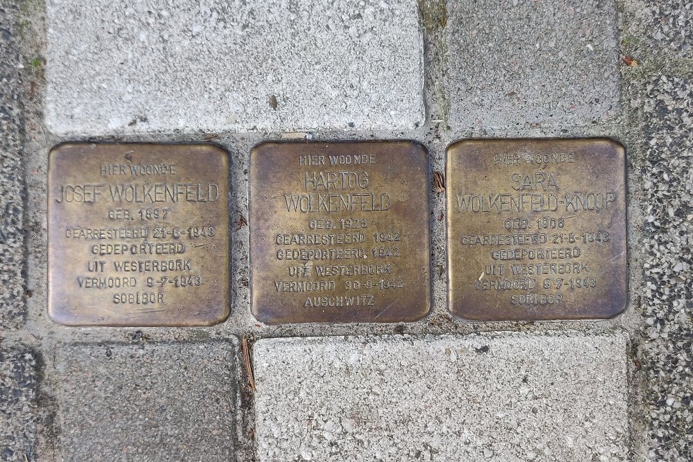 Stolpersteine Tweede Boerhaavestraat 62hs