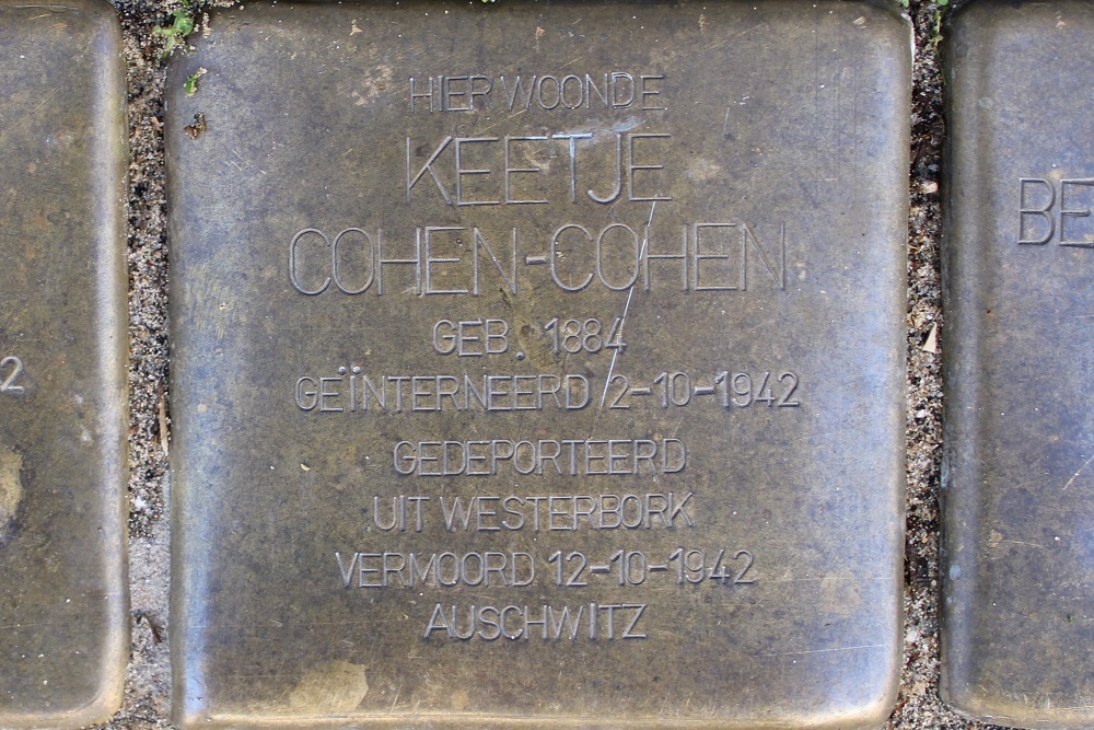 Stumbling Stones Borssenburgstraat 7 #3