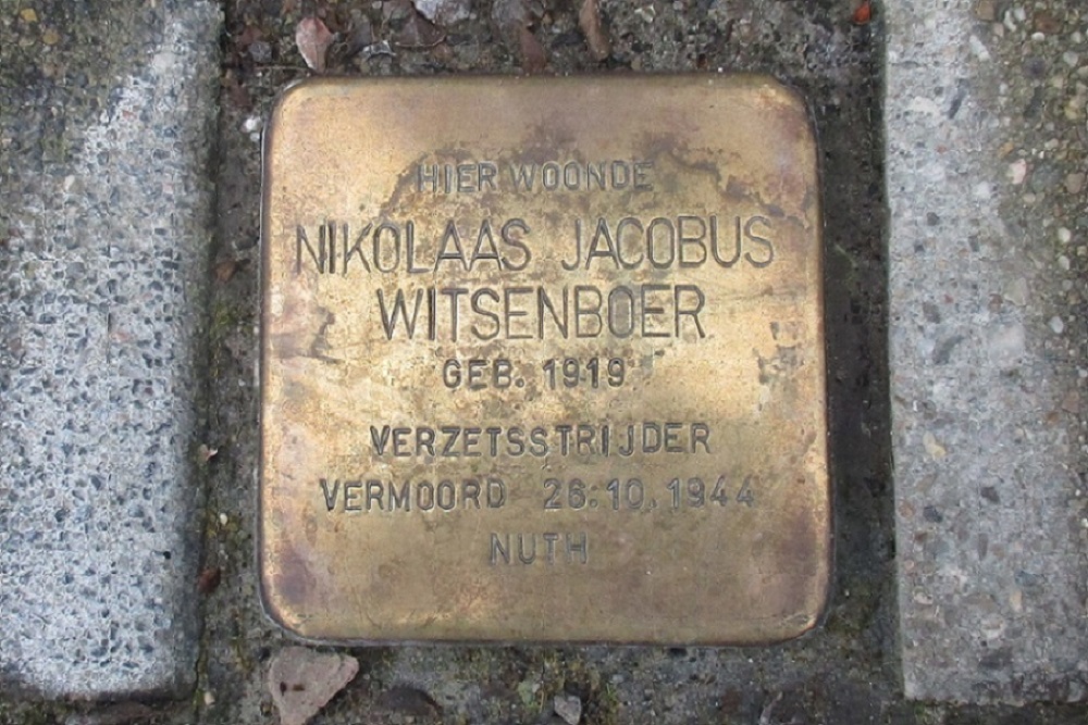 Stolperstein Thedemastraat 5 #1