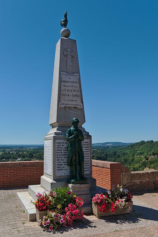 Monument Eerste Wereldoorlog Giroussens