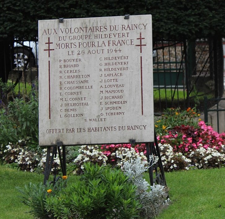 Oorlogsmonument Le Raincy #3