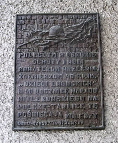 Memorial Polish 40th Infantry Regiment