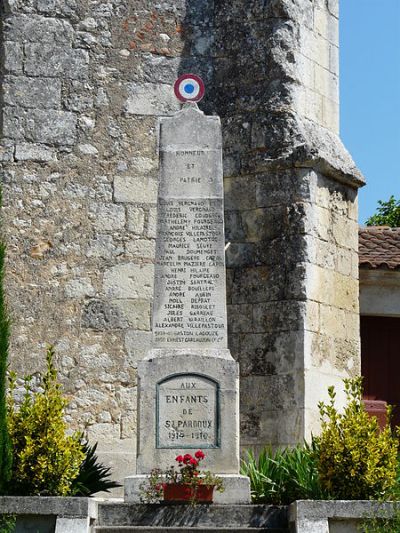 Oorlogsmonument Saint-Pardoux-de-Drne