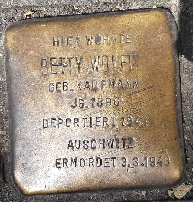 Stolpersteine Fleischstrae 45 #5