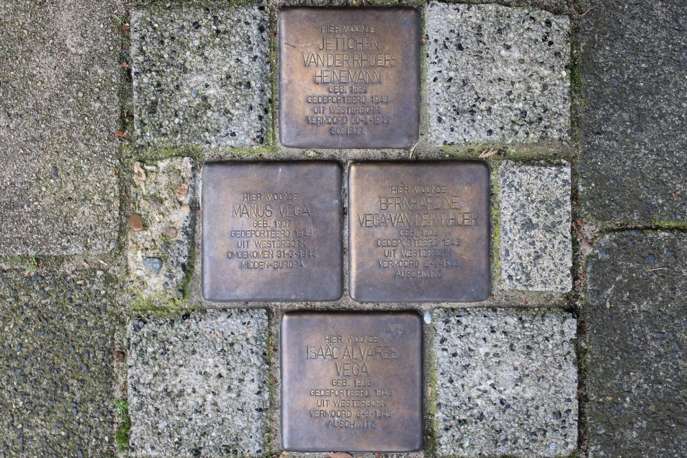 Stolpersteine Koningin Wilhelminalaan 342