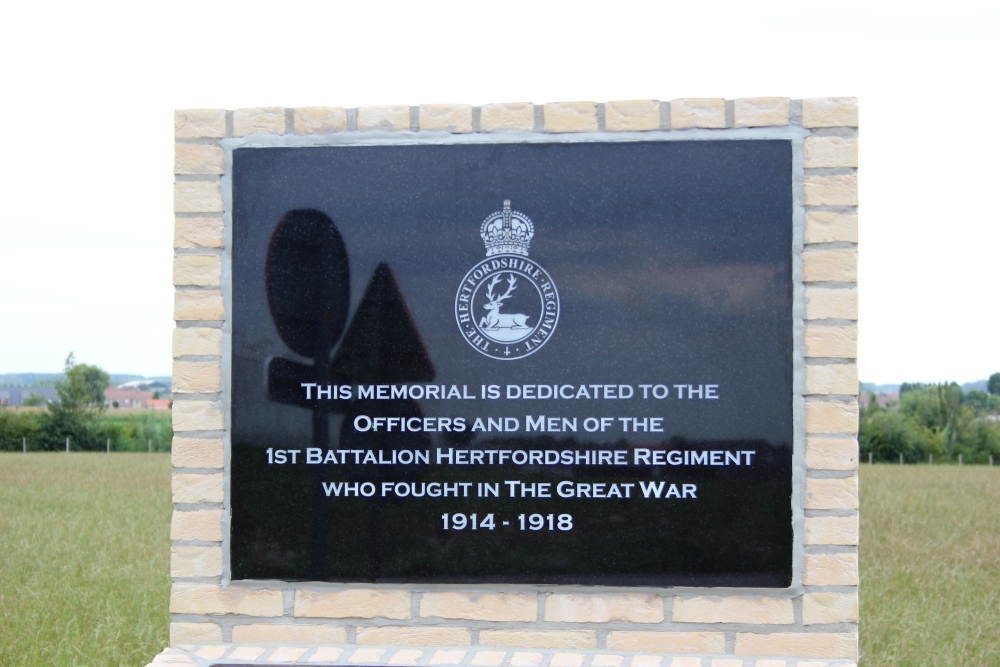 Gedenkteken Hertfordshire Regiment #2