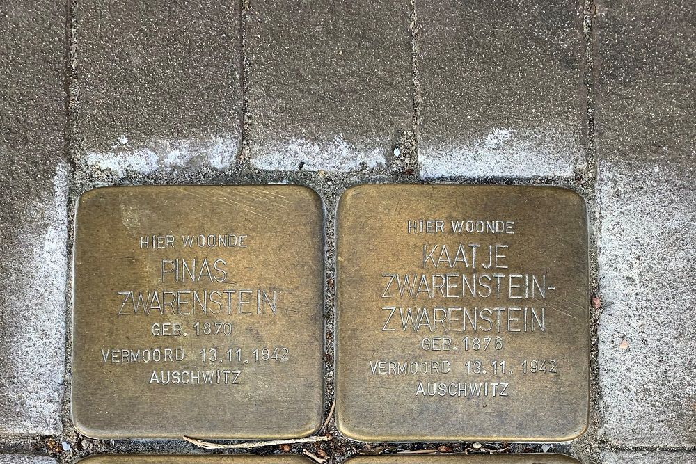 Stolpersteine Kerkstraat 26 (nu Kerkstraat 35)