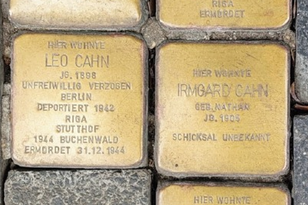 Stolperstein Engerserstraße 13 #4