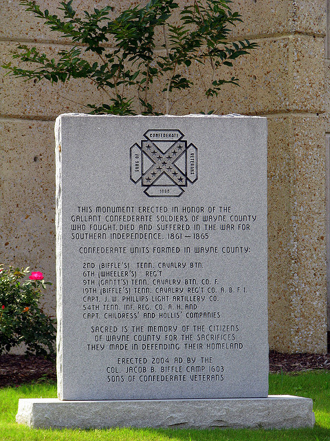 Confederate Memorial Wayne County