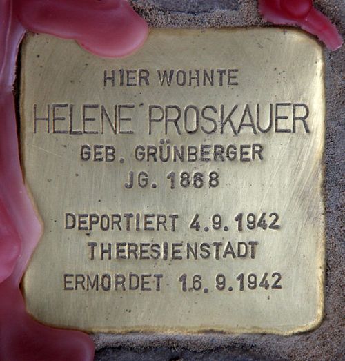 Stolpersteine Suarezstraße 20 #3