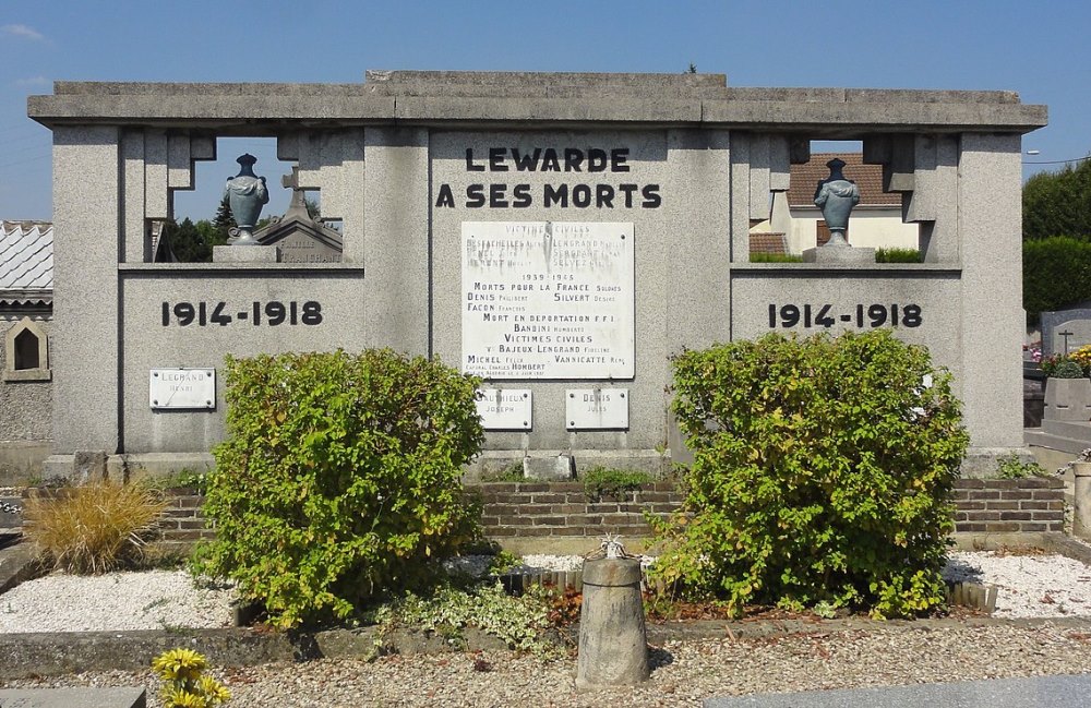 Oorlogsmonument Begraafplaats Lewarde