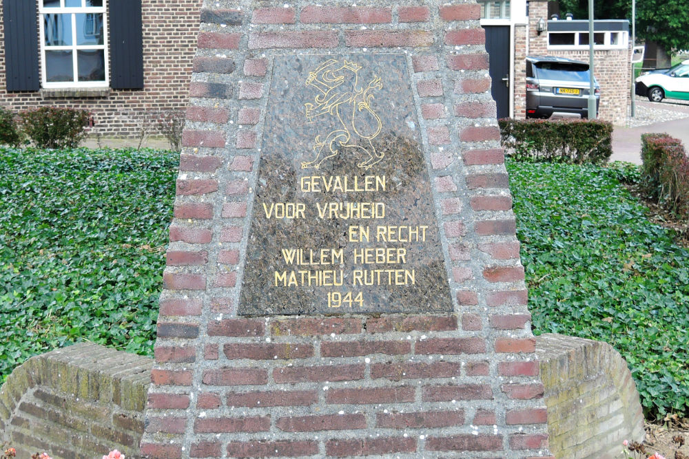 Monument Willem Heber en Mathieu Rutten #2