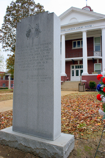 Monument Amerikaanse Burgeroorlog Chester County #1