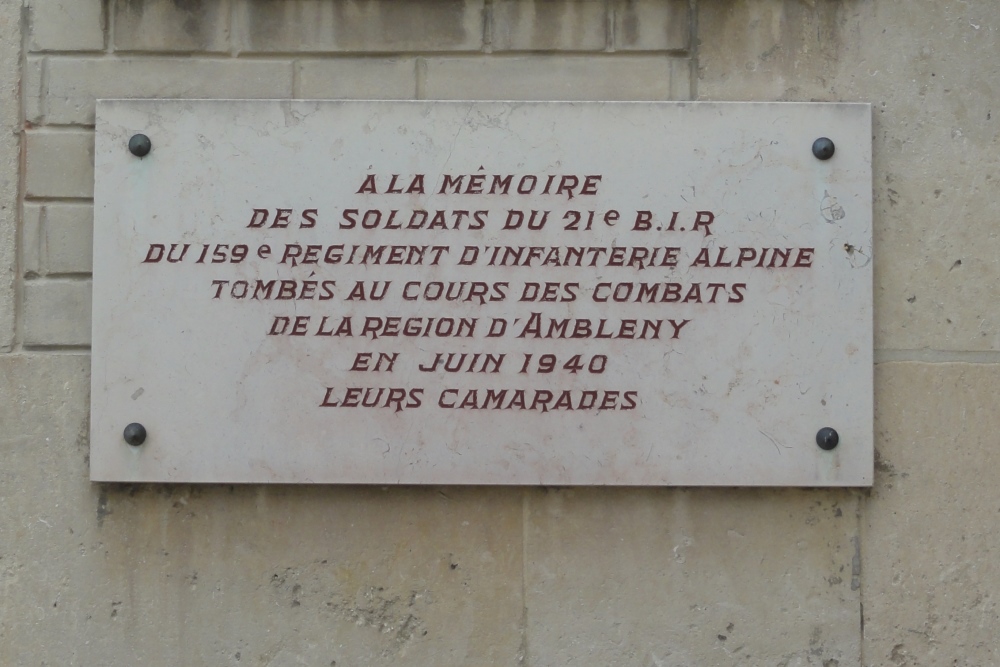 Memorials Chasseurs du 21e B.I.R. 7e Demi-Brigade / 21e B.I.R. du 159e Régiment d'Infanterie Alpine #2