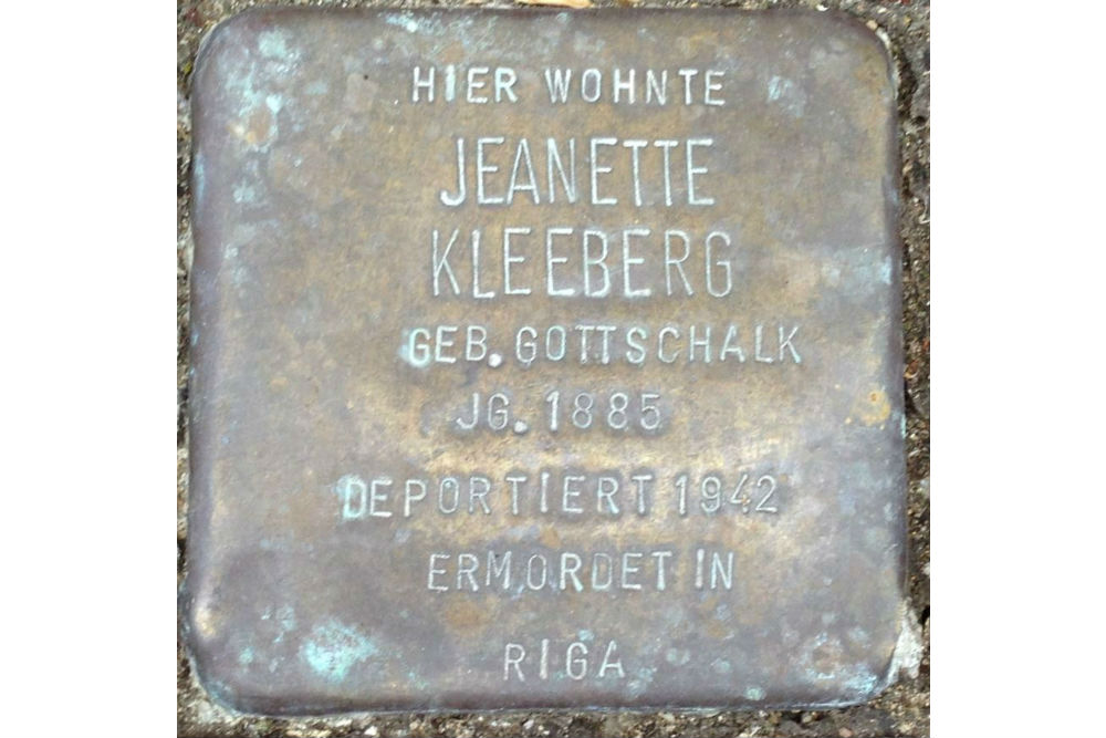 Stolperstein Blombrink 1