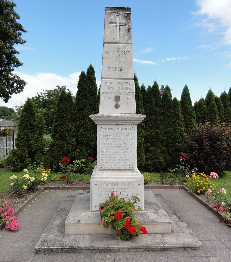 War Memorial Anthelupt