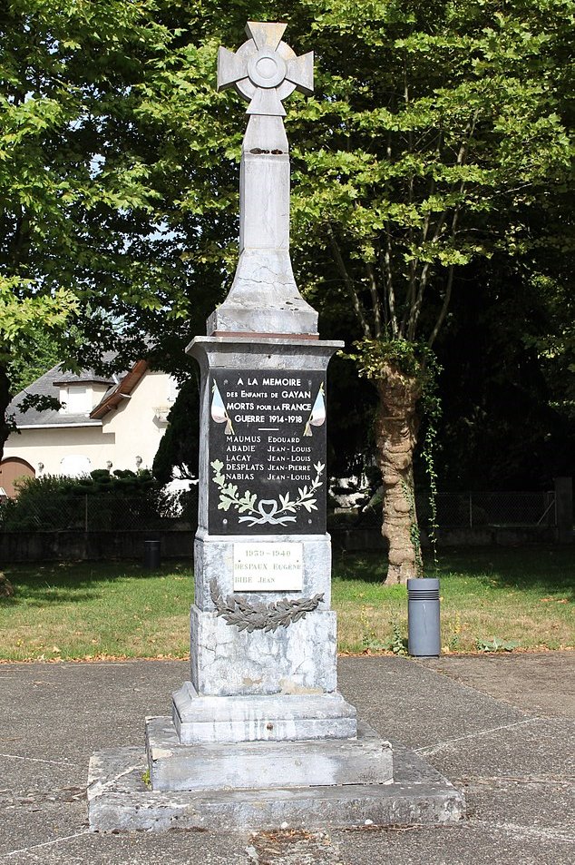 Oorlogsmonument Gayan