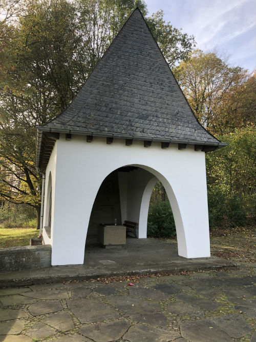 Chapel & Window for Remembrance German War Cemetery Eversberg #2